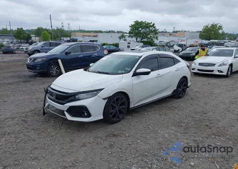 2017 Honda Civic Sport Touring z USA, uszkodzony, nr VIN SHHFK7H93HU215576